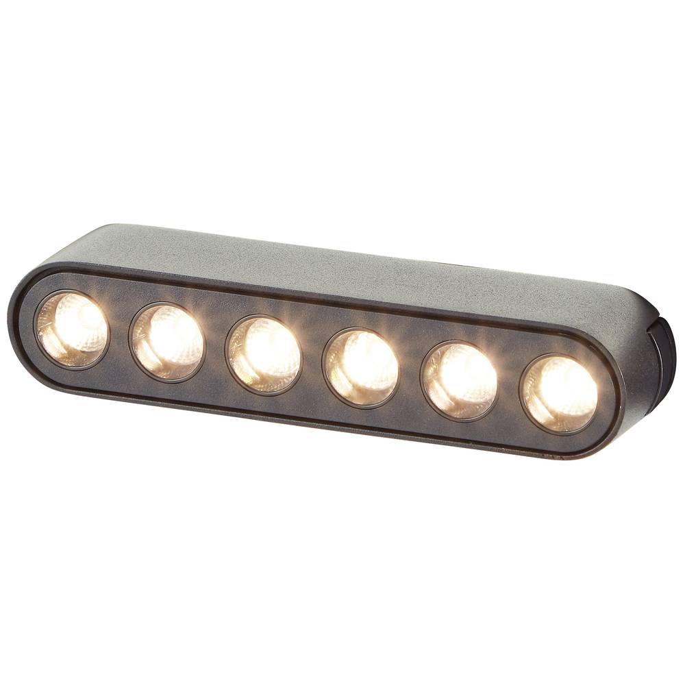 Brilliant Click&Shine Blank Spot 6W schwarz LED-railspot 6 W LED-module Zwart