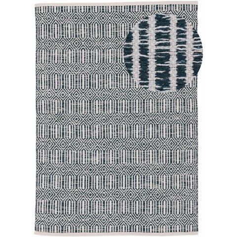 Teppich Kelim Oregan, carpetfine, rechteckig, Höhe: 5 mm, Wendeteppich aus reiner Baumwolle, Wohnzimmer