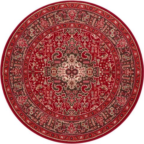 Teppich Skazar Isfahan, NOURISTAN, rund, Höhe: 9 mm, Kurzflor, Orient, Teppich, Vintage, Esszimmer, Wohnzimmer, Flur