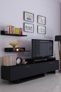 My Interior TV-meubel Zurich met wandplanken | 