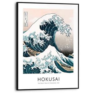 Reinders! Artprint met lijst Die große Welle - Hokusai