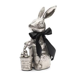 Rivièra Maison Riviera Maison Paashaas beeld Zilver - Easter bunny - Aluminium