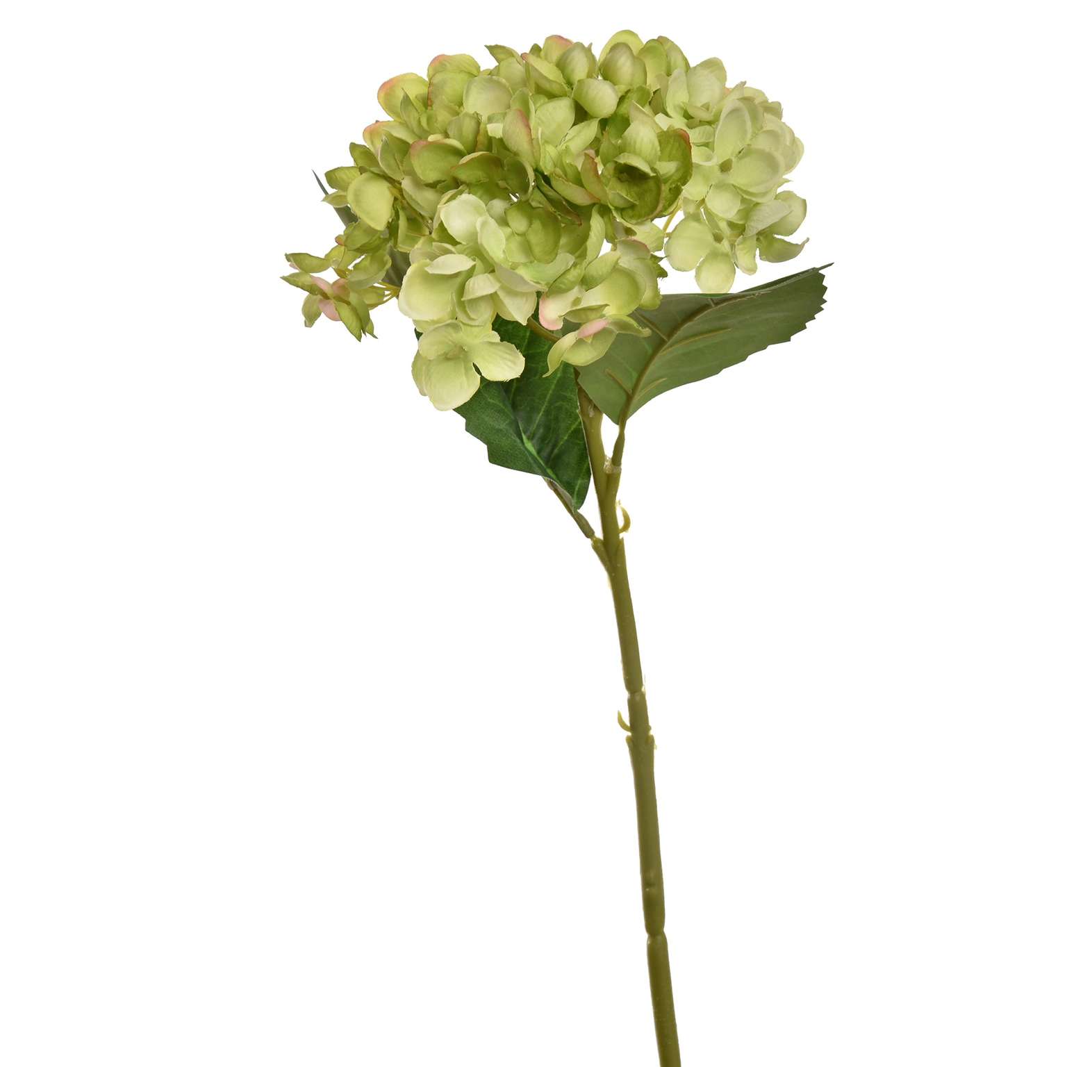 Pure Royal Kunstbloem Hortensia 45cm - groen