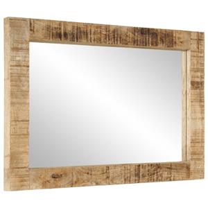 vidaXL Spiegel 70x50 cm massief mangohout en glas