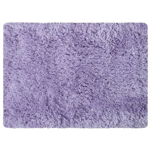 MSV Badkamerkleedje/badmat Voor Op Vloer - Lila Paars - 50 X 70 Cm