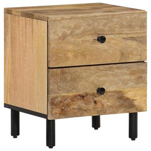 vidaXL Nachtkastjes 2 st 40x33x46 cm massief mangohout