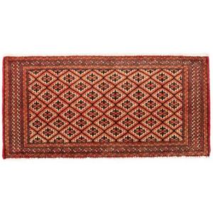 morgenland Wollteppich "Turkaman Teppich handgeknüpft orange", rechteckig