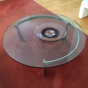Metaform G3  salontafel Glass/rvs - Tweedehands