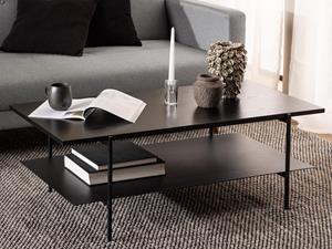 Mobistoxx Rechthoekige salontafel ANGIE 115 cm zwart