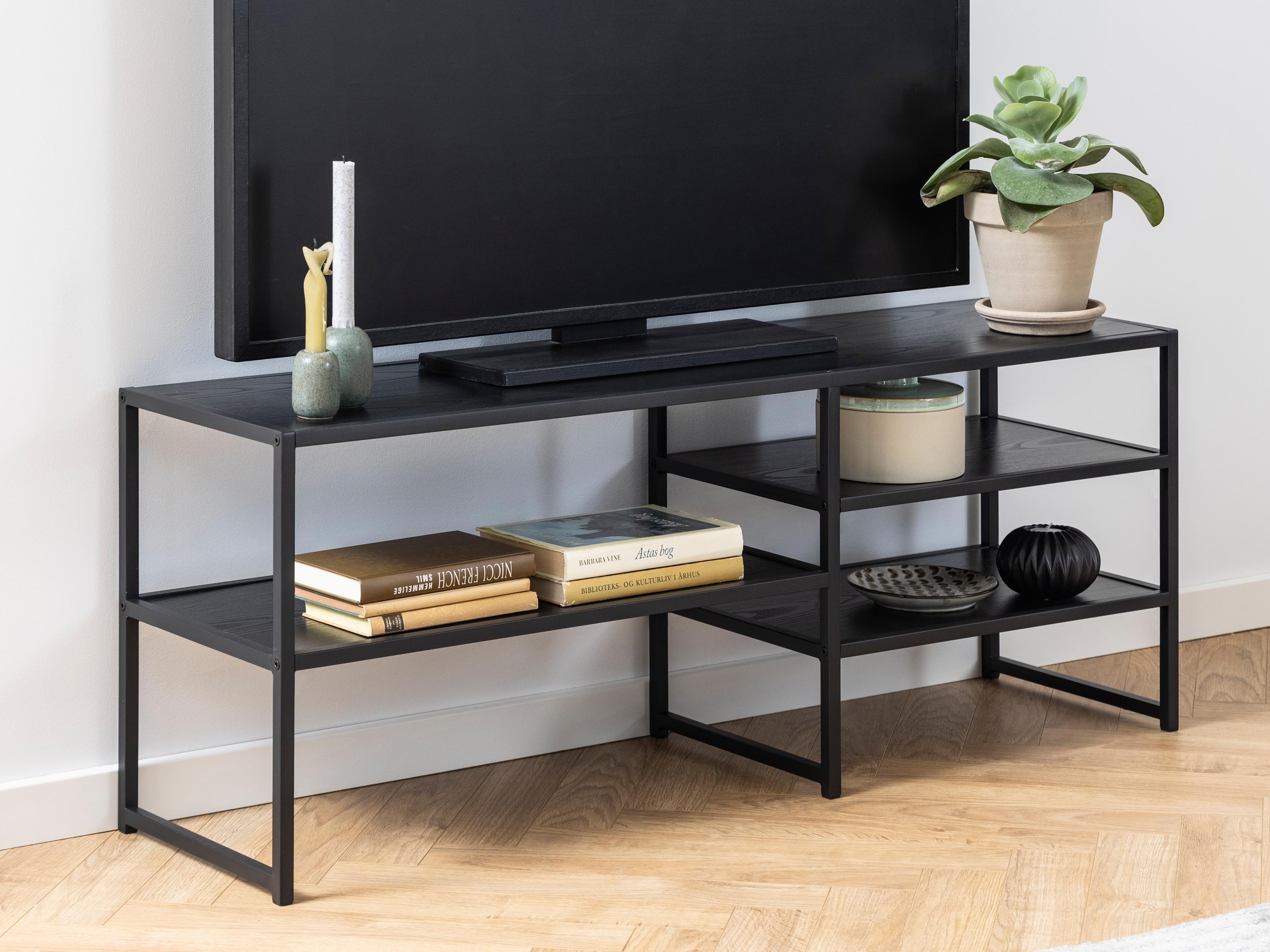 Mobistoxx Tv-meubel SCALA 120 cm zwart