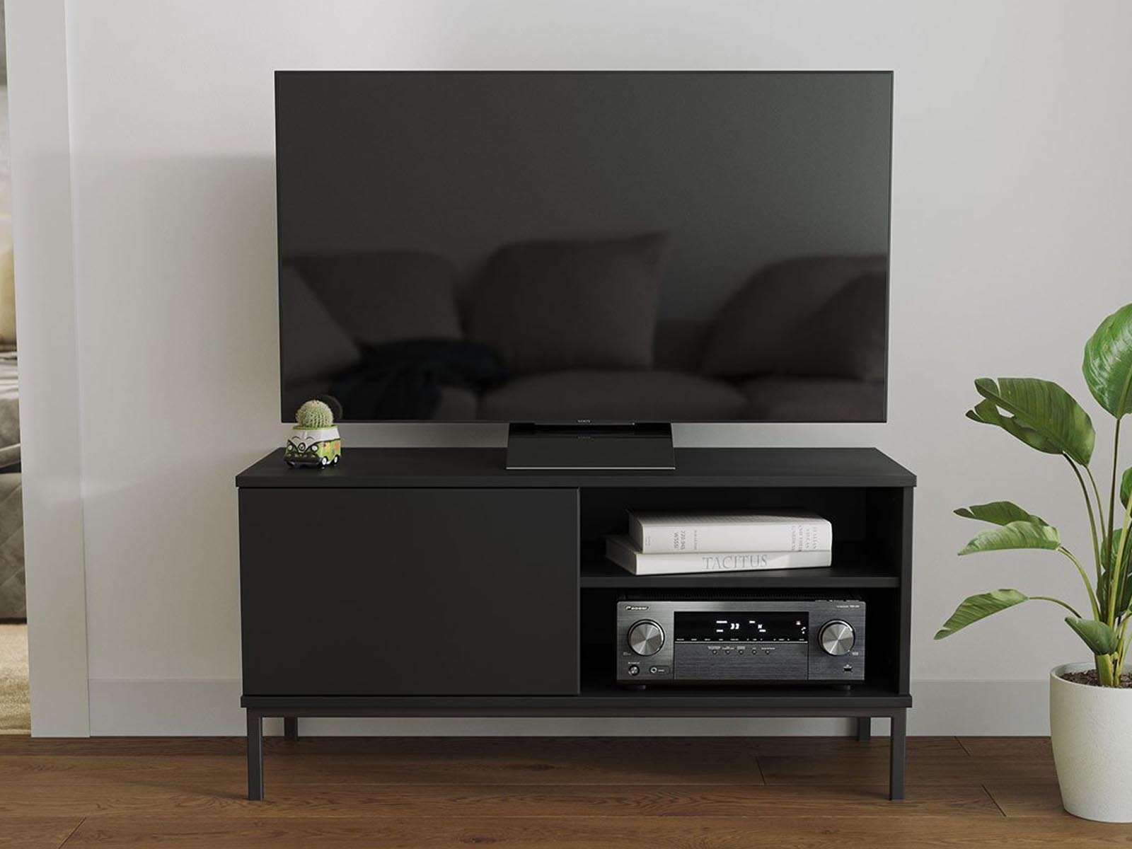 Mobistoxx Tv-meubel AZERTY 1 klapdeur zwart