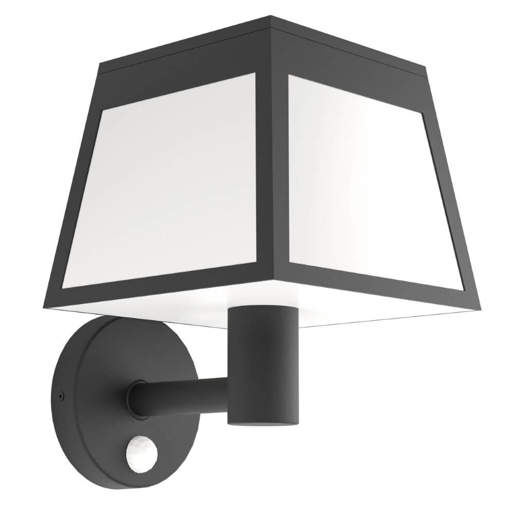 Eglo Solar wandlamp Altilia zwart met wit 901073