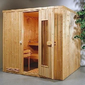 Elementen sauna Classic 4,  201 x 201 x 198 cm.