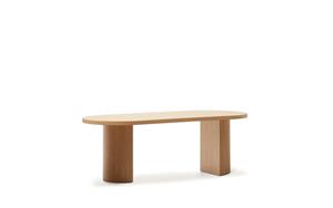 Kave Home Eettafel Nealy, Semi rond 200 x 100 cm