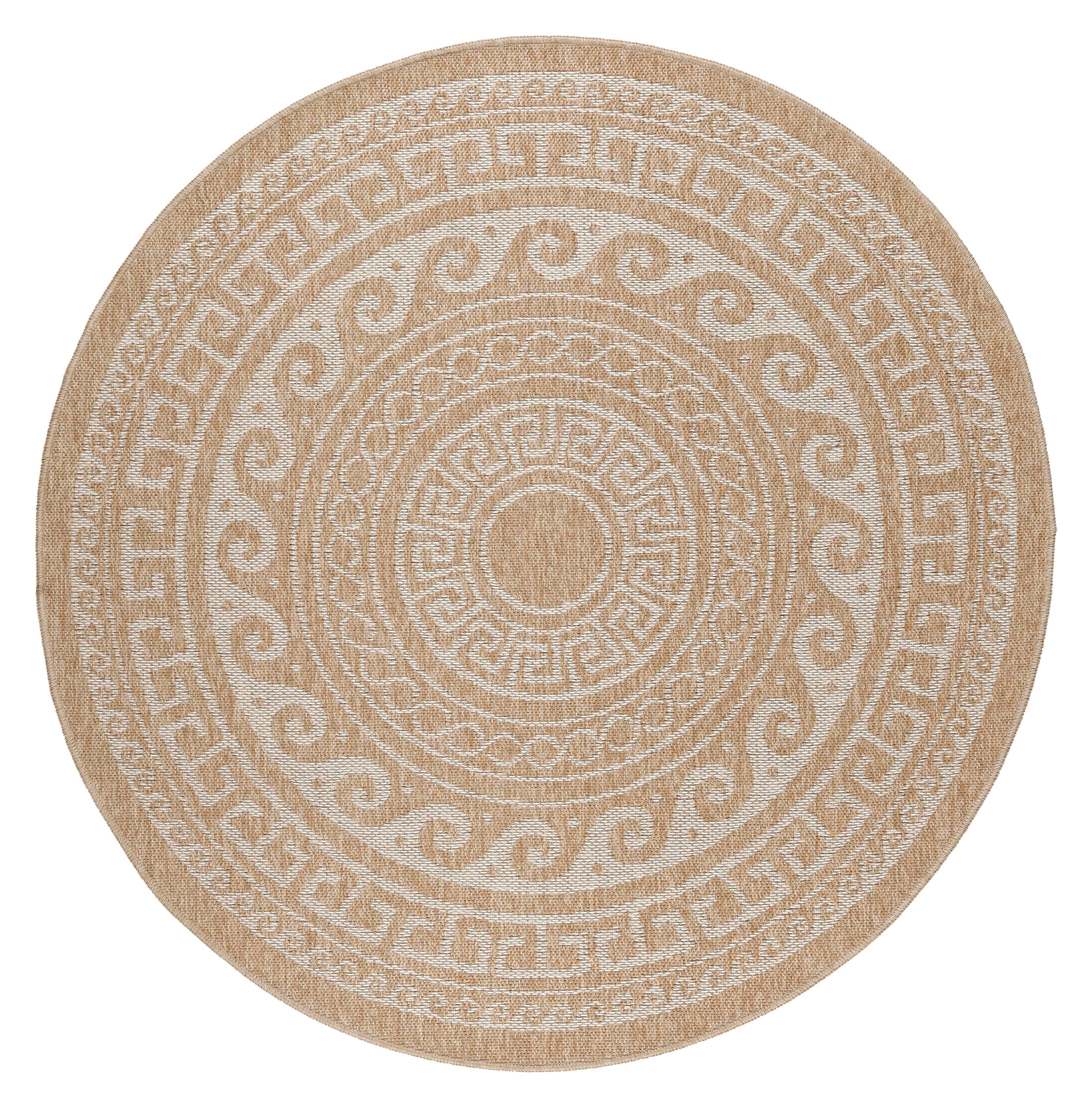 NADUVI Collection Buitenkleed Comilla Aztec rond | 