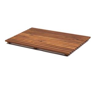 SaniSupreme Teak Badmat 50 X 70 Cm. Vast Model (niet Oprolbaar)