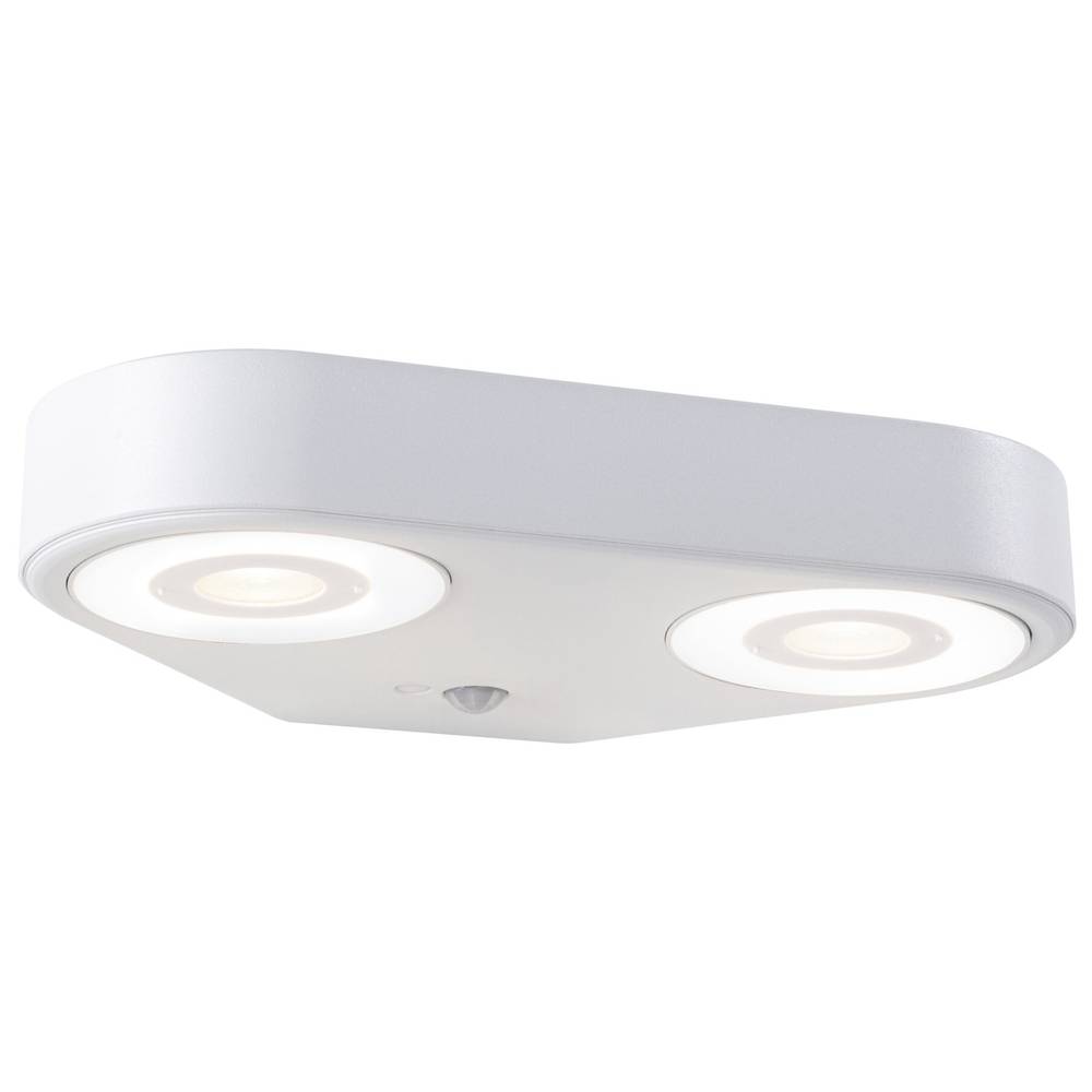 Paulmann Silma 94868 LED-Außenwandleuchte mit Bewegungsmelder LED 11W Weiß