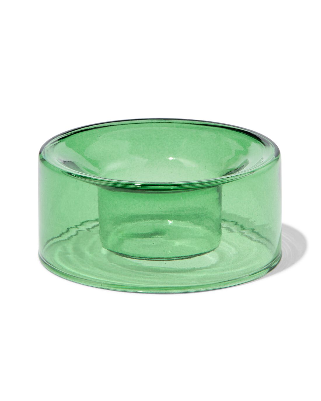 HEMA Sfeerlichthouder Ø4x4 Groen Glas (groen)
