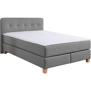 Home affaire Boxspring Fargo in extra lang 220 cm, met topmatras, 3 uitvoeringen, 4, breedten