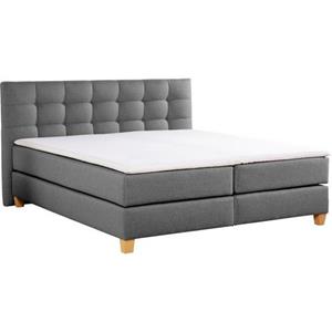 Home affaire Boxspring Moulay incl. topmatras, in extra lang 220 cm, 3 hardheden, ook in h4