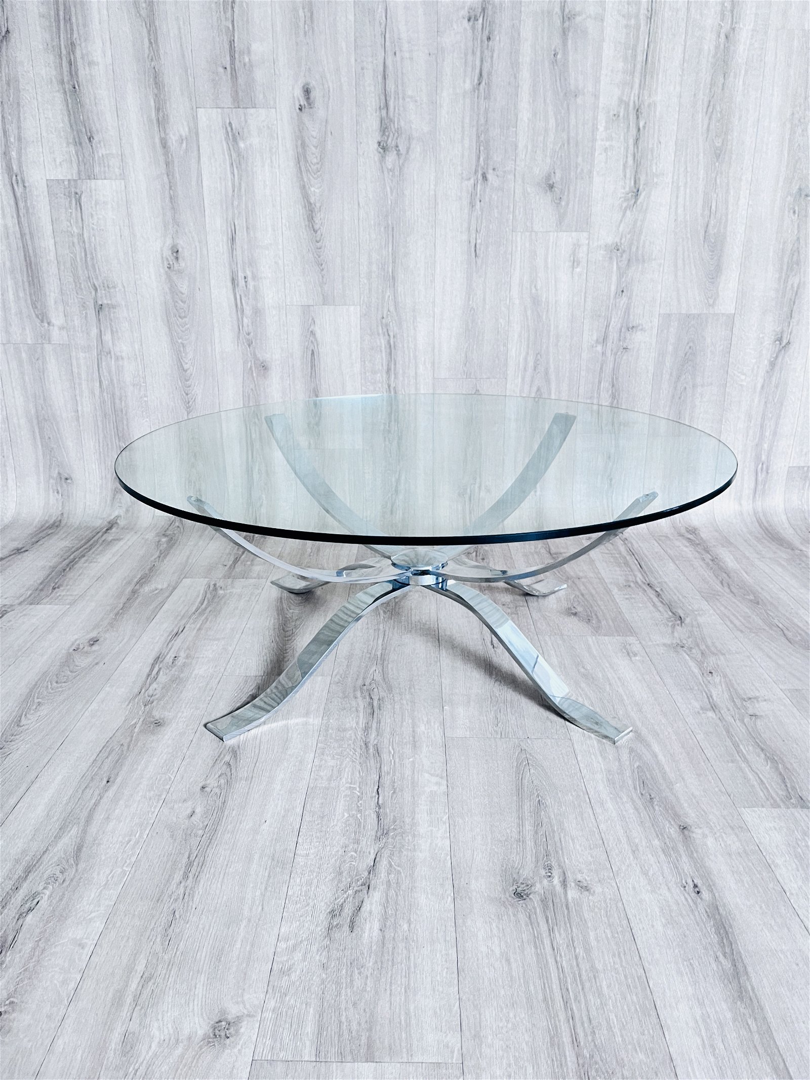 Whoppah Living room table Chrome/Glass - Tweedehands