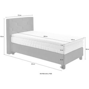 Westfalia Polsterbetten Boxspring naar keuze met topmatras