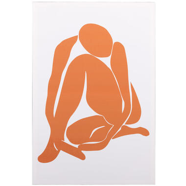 Leen Bakker Schilderij Body - canvas - 75x50 cm