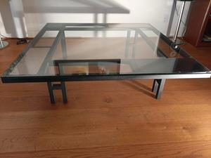 Pastoe tafel Glass/Metal - Tweedehands