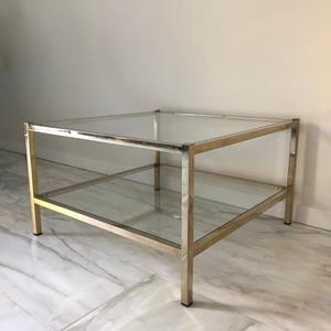 Belgochrom Belgo Chrom coffee table Metal/Glass - Tweedehands