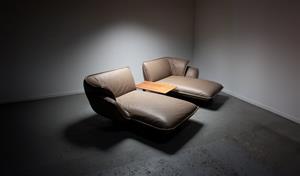 Cassina Beam Sofa System Aluminium/Leather - Tweedehands