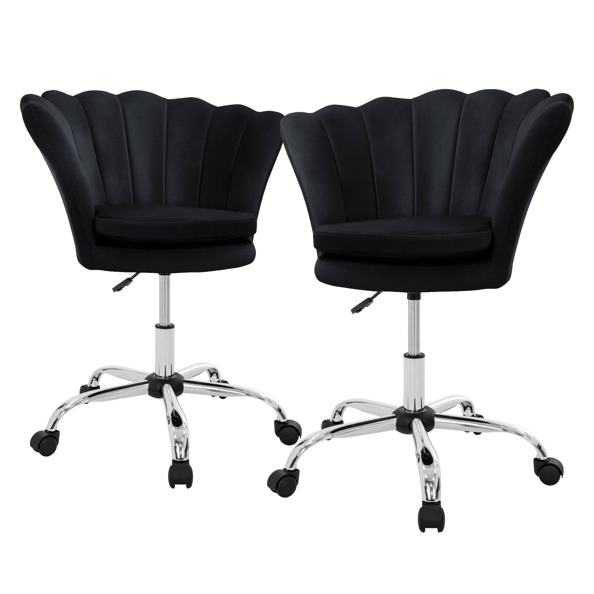 ML-Design Set van 2 bureaustoelen Tulin velvet | 