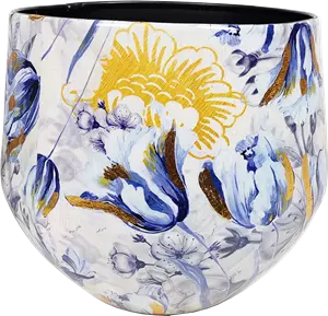 Bol Pot Blue Tulip 23cm