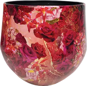 Bol Pot Rose 23cm