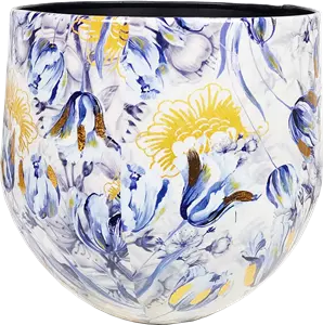 Bol Pot Blue Tulip 27cm