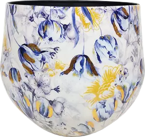 Bol Pot Blue Tulip 33cm