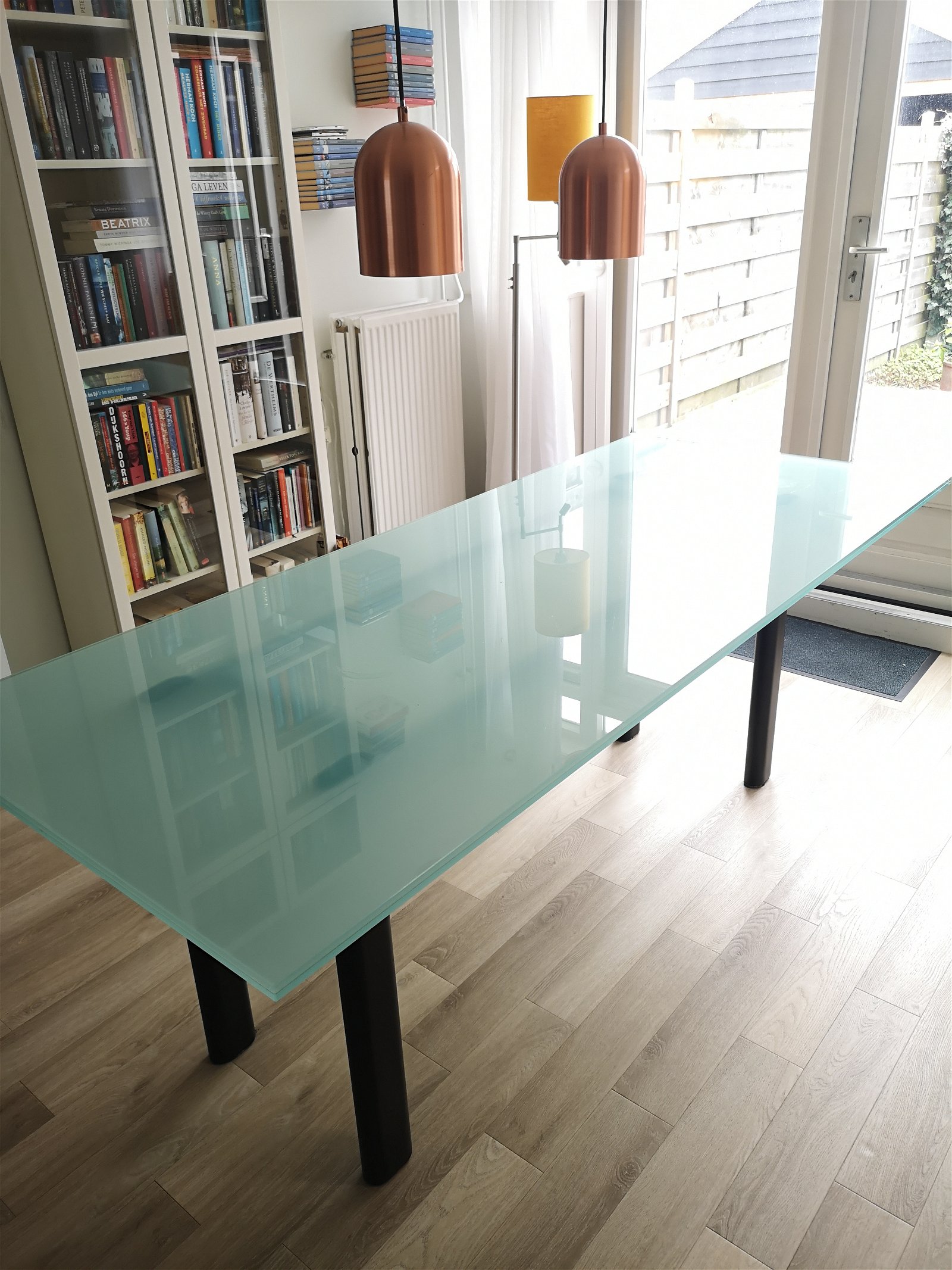 Metaform Design tafel Glass - Tweedehands