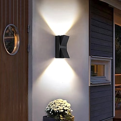 Light in the box Voor buiten LED Modern Buitenmuurverlichting Badkamer Voor Buiten Aluminium Muur licht IP65 85-265V 3 W
