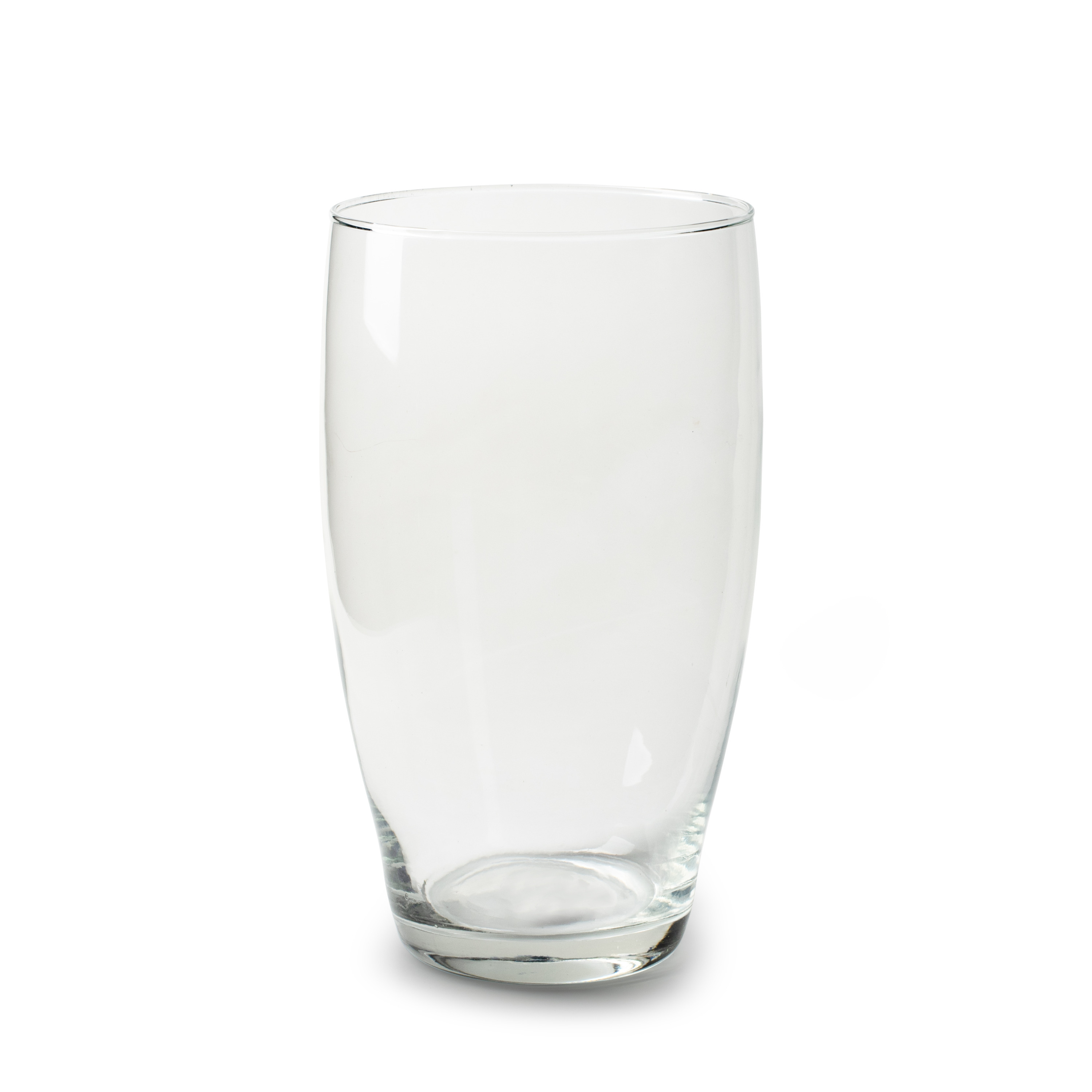 Jodeco Bloemenvaas Pasa - helder transparant - glas - D14 x H25 cm - klassieke vorm vaas -