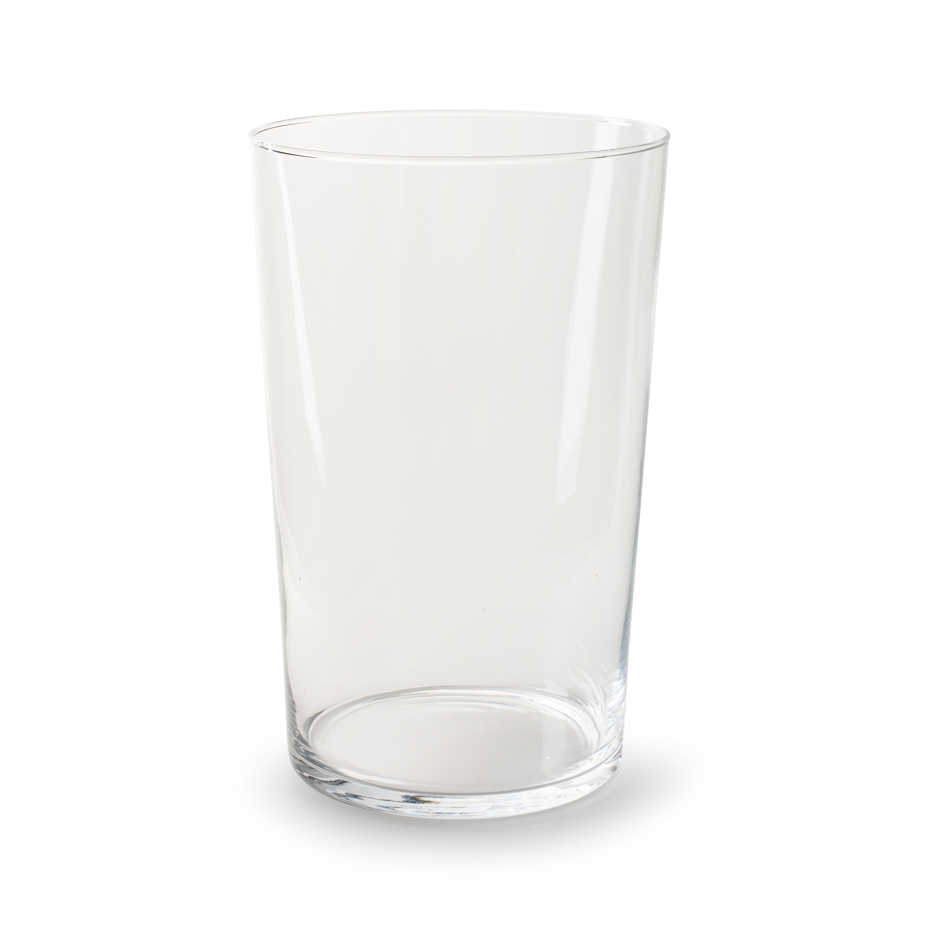 Jodeco Bloemenvaas Nina - helder transparant - glas - D22 x H35 cm - klassieke vorm vaas -