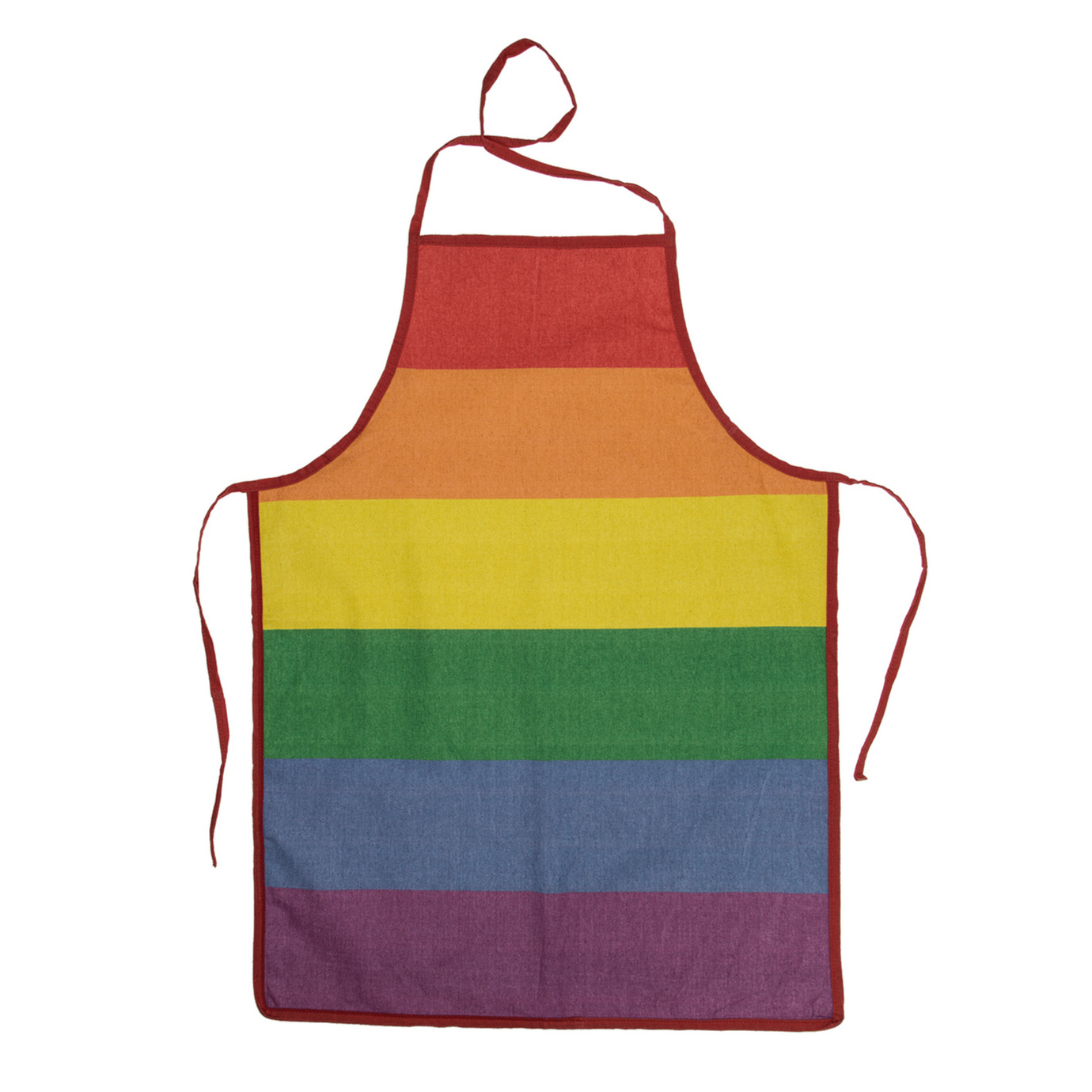 Out of the blue BBQ en Party Schort - Gay Pride/Regenboog thema kleuren - Verkleed artikelen - Dames en heren -