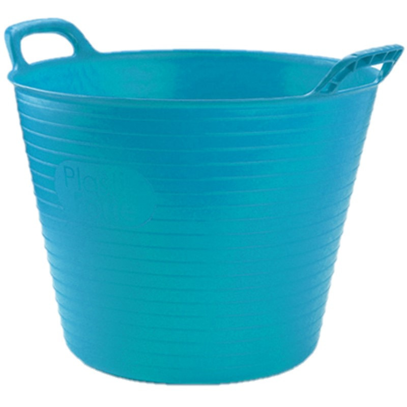 PlasticForte Flexibele emmer/wasmand blauw 25 liter -