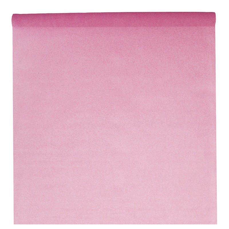 Santex Tafelkleed op rol - polyester - roze - 120 cm x 10 -