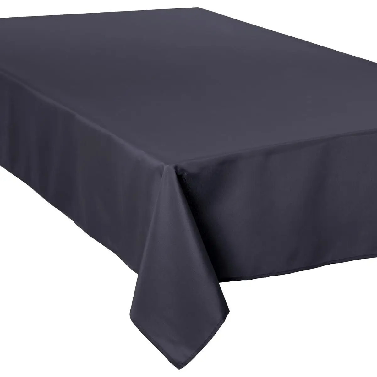 atmosphera Schmutzabweisende Tischdecke, rechteckiges Tischtuch, elegante Tischdecke für das Wohnzimmer - Farbe anthrazit, 300 x 150 cm