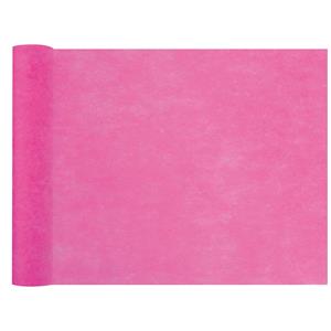 Santex Pinkfarbener Tischläufer aus Vlies, 10m x 30cm