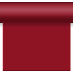 Duni tafelloper - papier -bordeaux rood- 480 x cm - Tafellopers -
