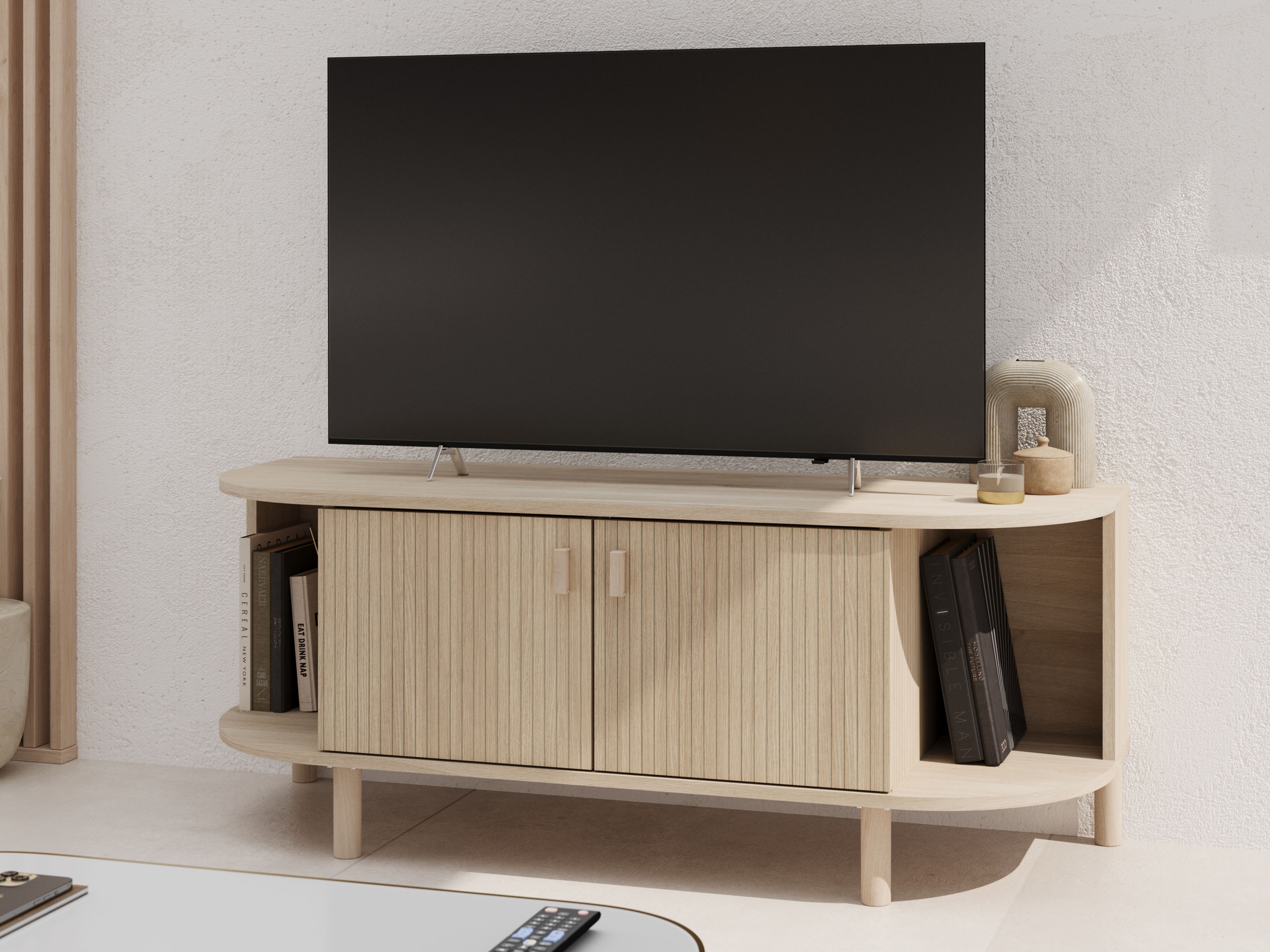 Mobistoxx Tv-meubel SOFIA 2 deuren japanse eik