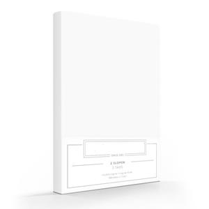Zavelo Katoen Kussenslopen Basics Wit (set van 2)-60 x 70 cm (standaard)