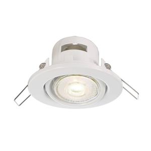 dekolight Deko Light Deneb 110015 Plafondinbouwring LED, Halogeen GU10 50 W Verkeerswit (RAL 9016)