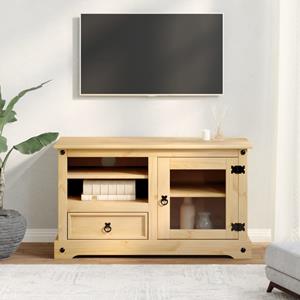 vidaXL TV-Schrank TV-Schrank Corona 100x45x58 cm Massivholz Kiefer