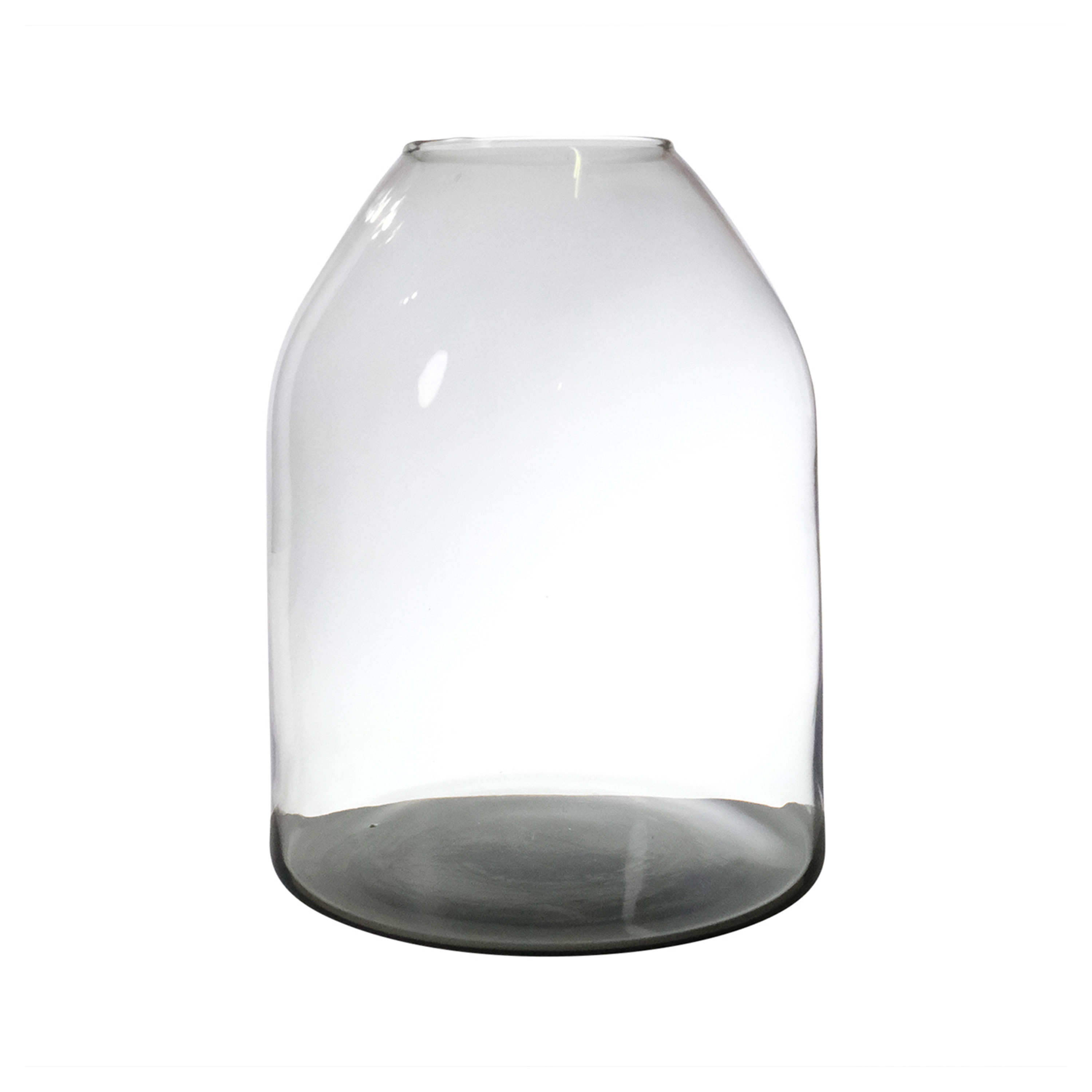 Hakbijl Glass Bloemenvaas Barcelona - transparant - eco glas - D19 x H25 cm -
